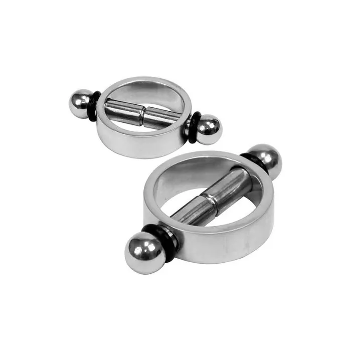 Erotic Fashion ra8031 Magnetic Nipple Clamps Silver Metal