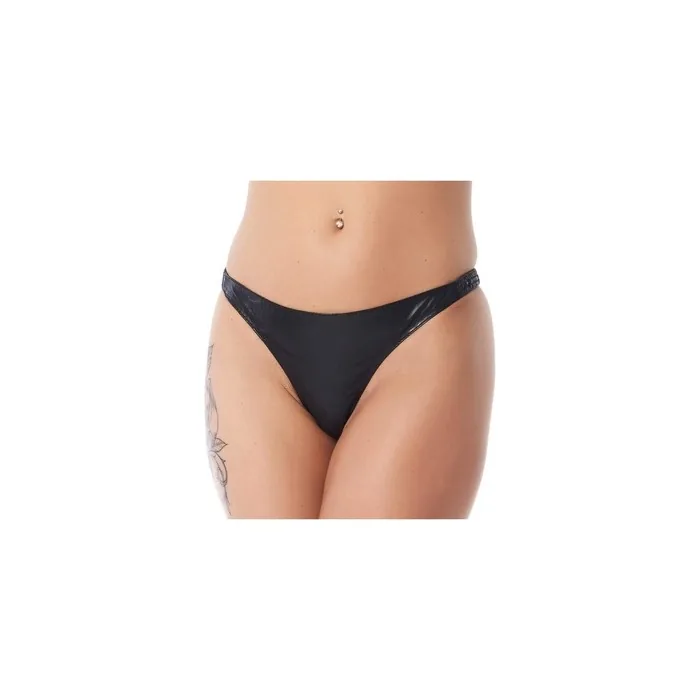 BONDAGE PLAY Leather and Latex Erotic Briefs and Thong for Men 0.1g