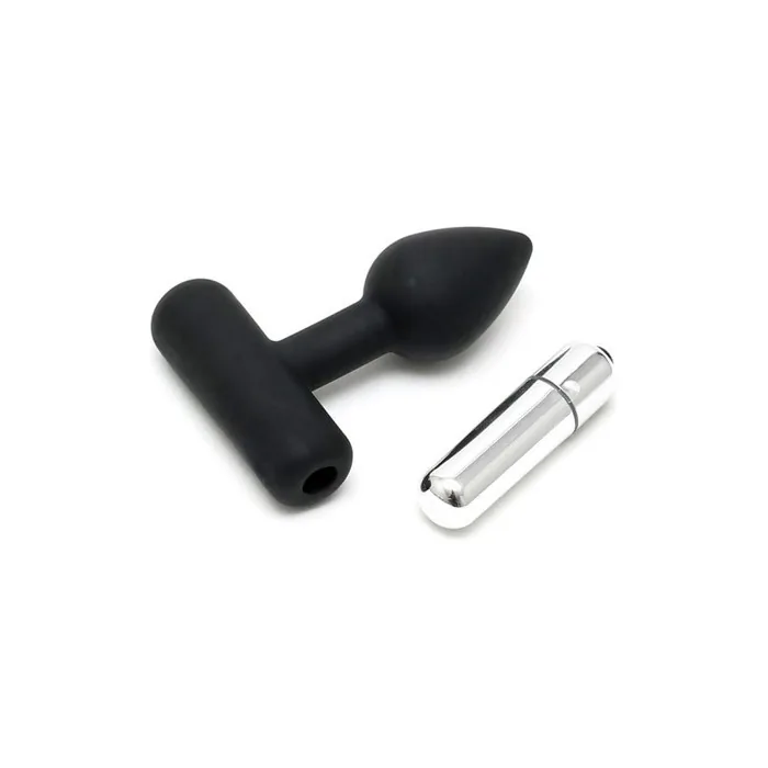 Rimba Mini Anal Plug with Vibration Black