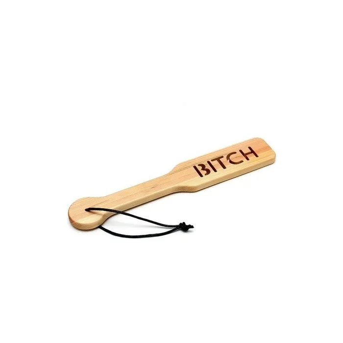 Rimba Bondage Play Wooden Slice Bitch