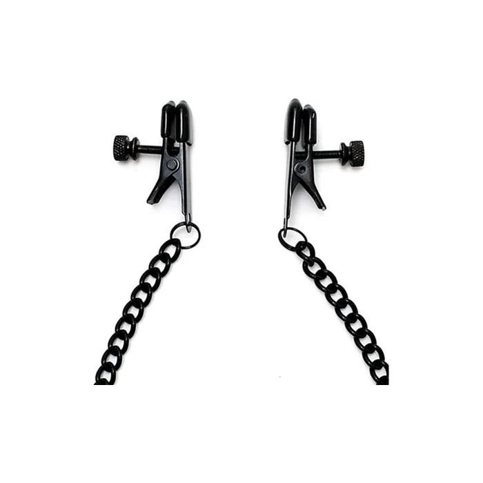 Rimba Breast Clamps with Chains R.4550 Black 60g