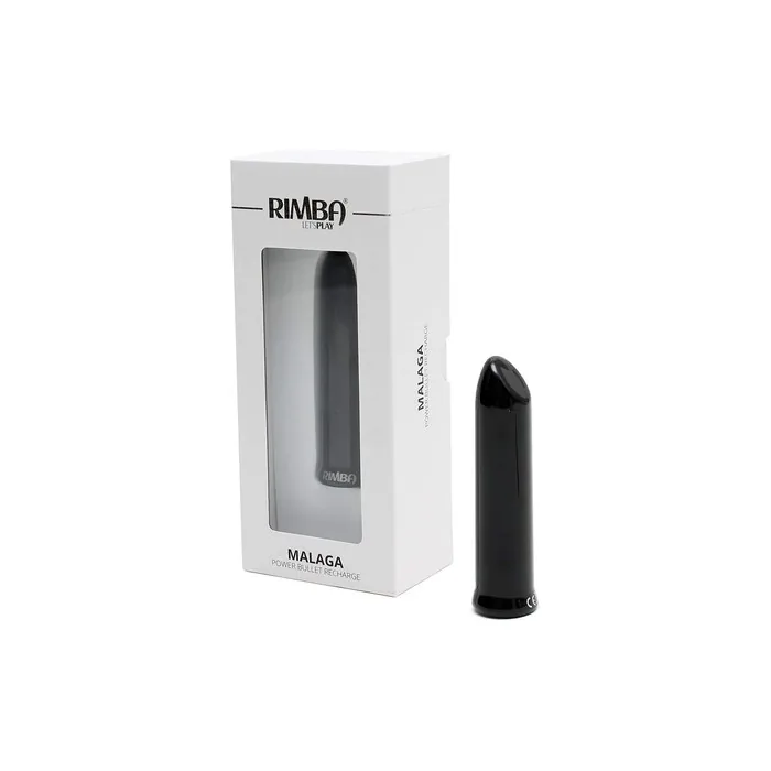 Rimba Malaga Bullet Vibrator Black 2.6 x 10 cm