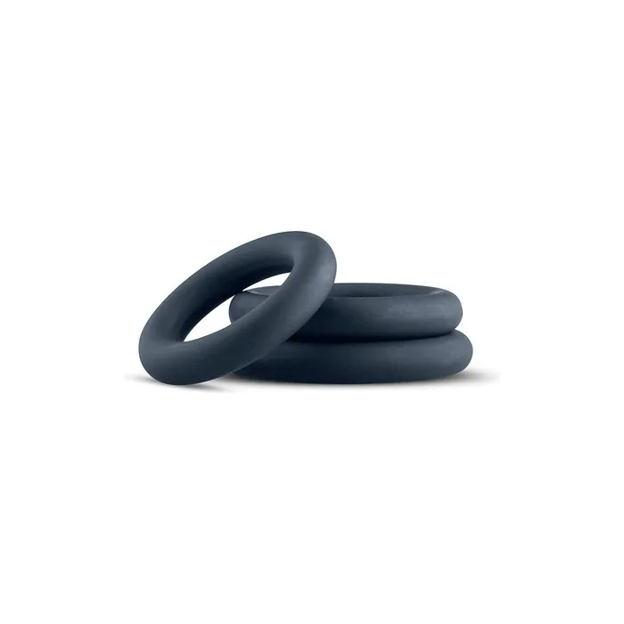 Boners 3-Piece Penis Ring Set Premium Medical Silicone for Potency Enhancement and Orgasm Delay