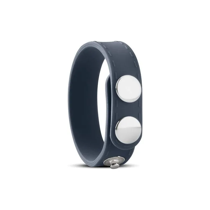 Boners Premium Silicone Cockring with Snap Buttons for Size Adjustment 35-55mm