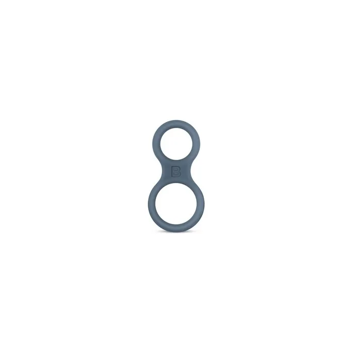 Boners Silicone Cockring And Ball Stretcher Grey