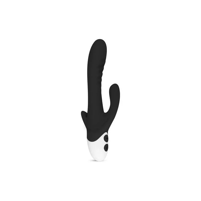 Stellar Vibe Rabbit Vibrator - Black White