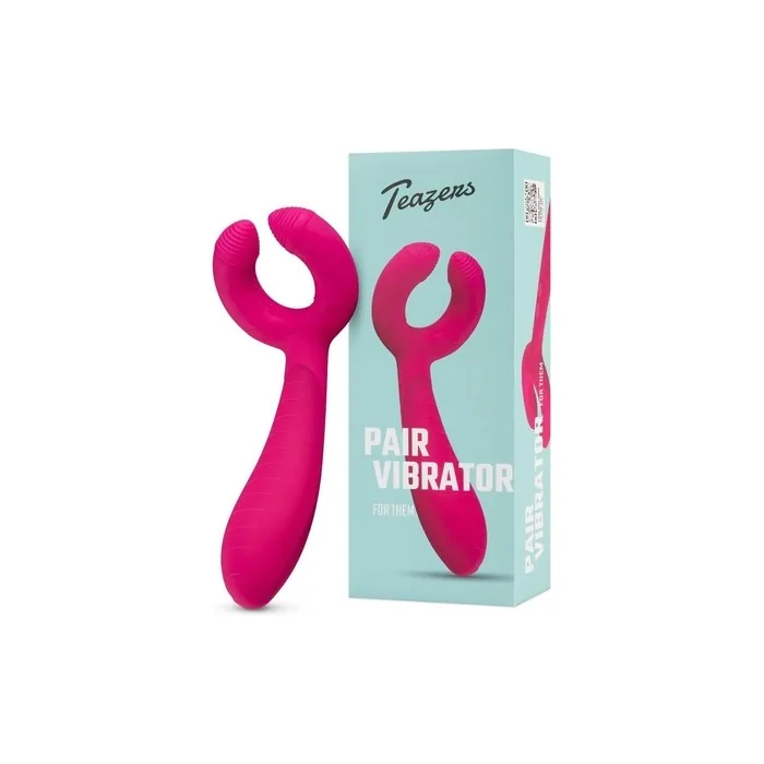 Teazers Silicone Triple Vibrator for Couples - Clitoral and G-Spot Stimulation