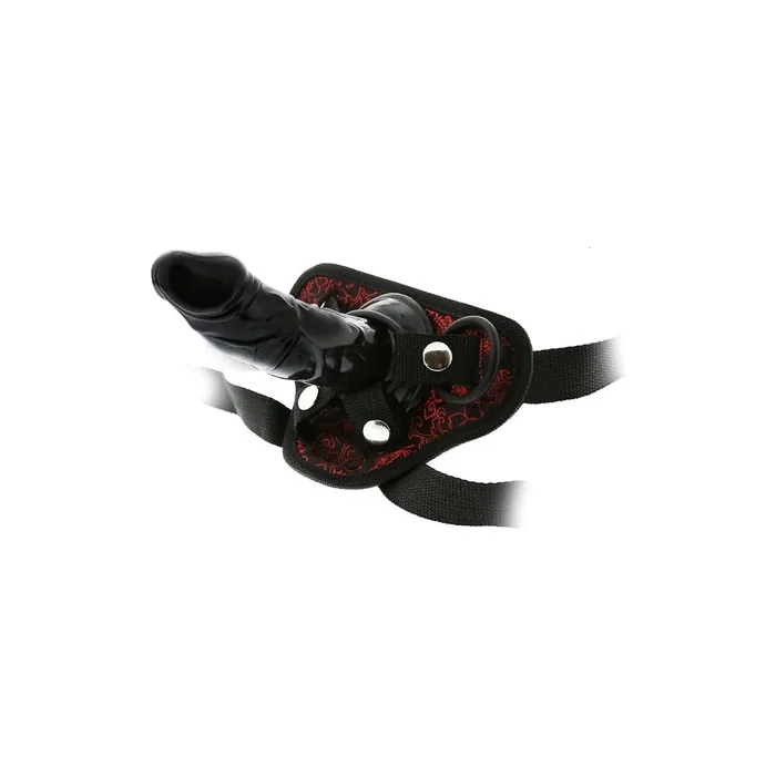 Dream Toys Blaze Strap-On Dildo with Harness - Black