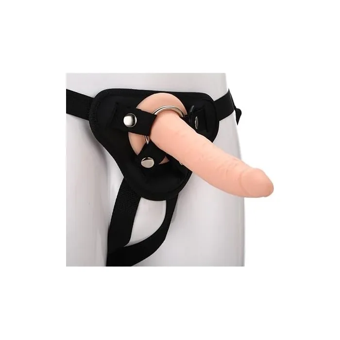 Dream Toys RealStuff Strap-On Dildo with Removable Harness - Flesh Color, 50 x 50 x 28 cm