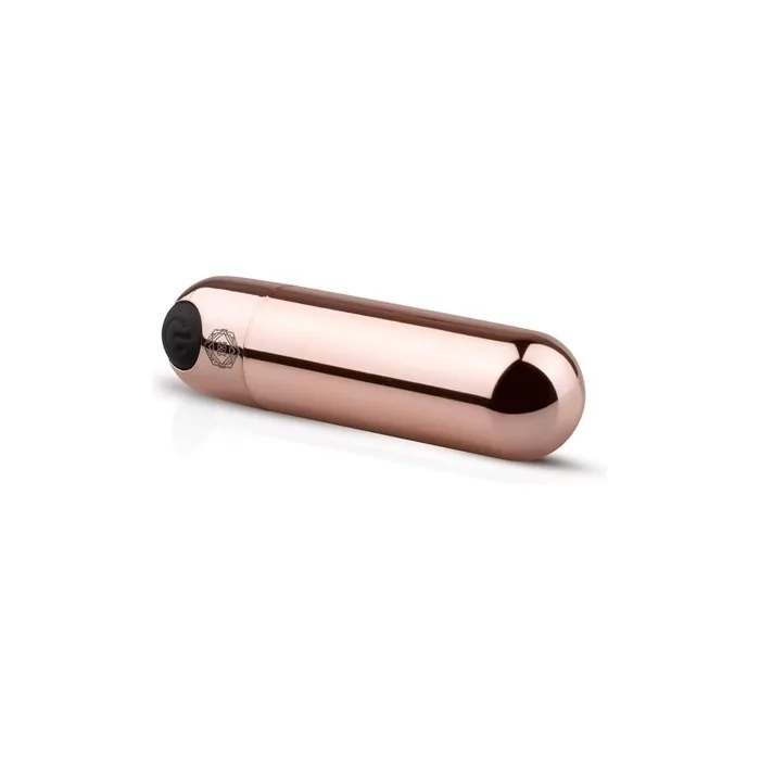 Rosy Gold Bullet Vibrator with 10 Different Vibration Modes Rechargeable Compact Size