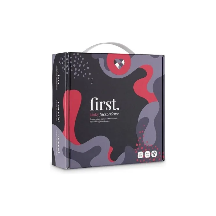 LoveBoxxx First Kinky Experience Starter Set - Beginner Gifts for Women and Men - BDSM Set with 8 Sex Toys for Your First BDSM Experience