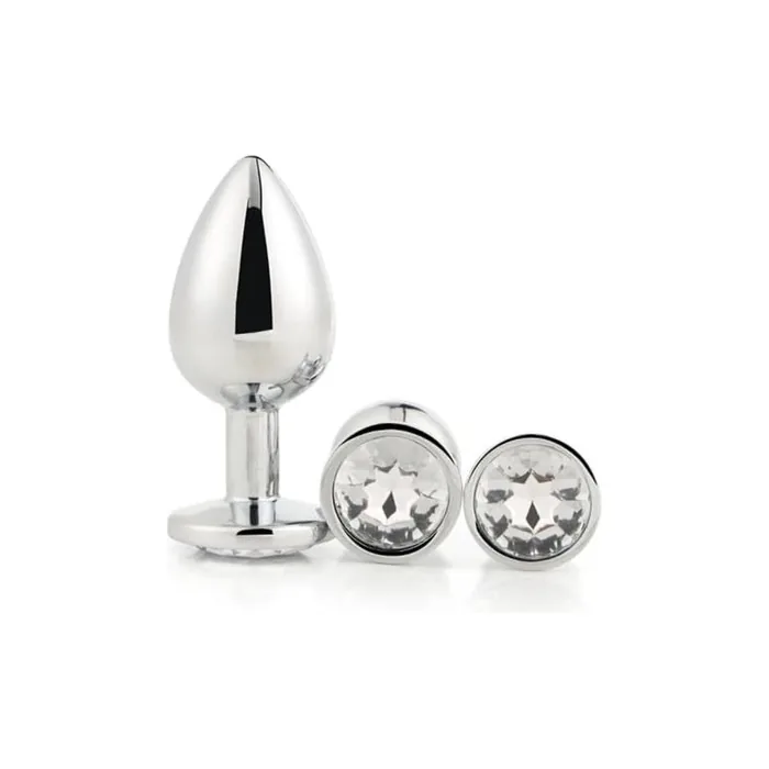 Dream Toys Gleaming Love Anal Plug Gray One Size