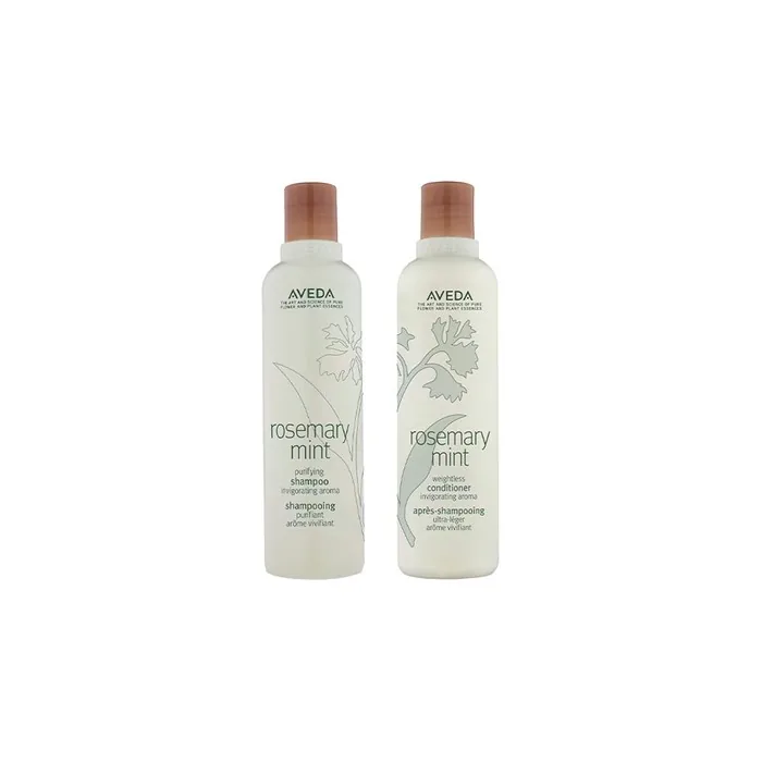 Aveda Invigorating Awe Rosemary Mint Shampoo Conditioner And Shower Gel 250ml Each