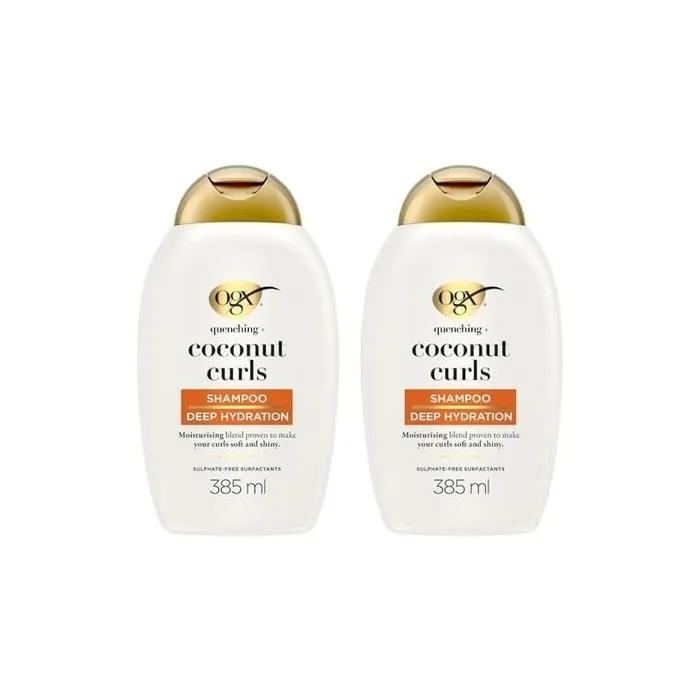 OGX Coconut Shampoo for Curly Hair 385ml - Sulfate Free