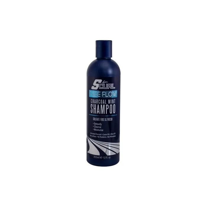 Scurl FreeFlow Charcoal Mint Shampoo 355ml