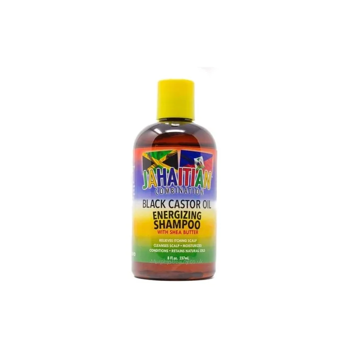 Black Castor Oil Energizing Shampoo 8oz 237ml
