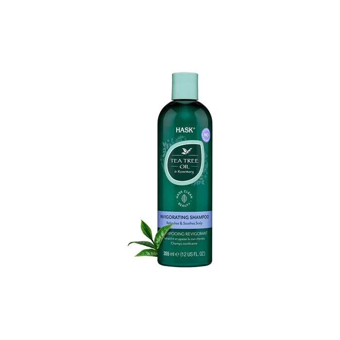 HASK Tea Tree Oil & Rosemary Shampoo Soothing and Restoring Scalp Care 355ml