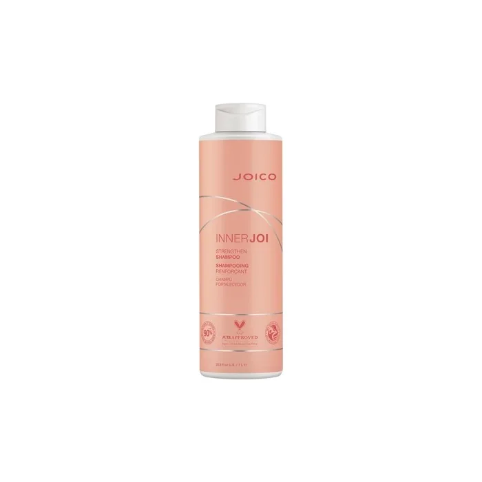 Joico InnerJoi Strengthen Shampoo for Damaged Color-Treated Hair Sulfate Paraben Free Vegan Formula 33.8 Fl Oz