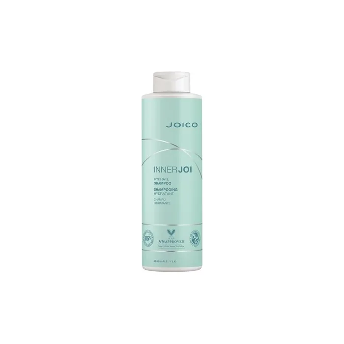 Joico InnerJoi Hydrate Shampoo for Dry Hair & Scalp Sulfate & Paraben Free Vegan Formula 33.8 Fl Oz