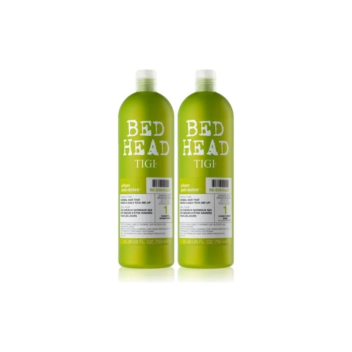 Tigi Bed Head Urban Antidotes Reenergize Shampoo & Conditioner For Normal Hair