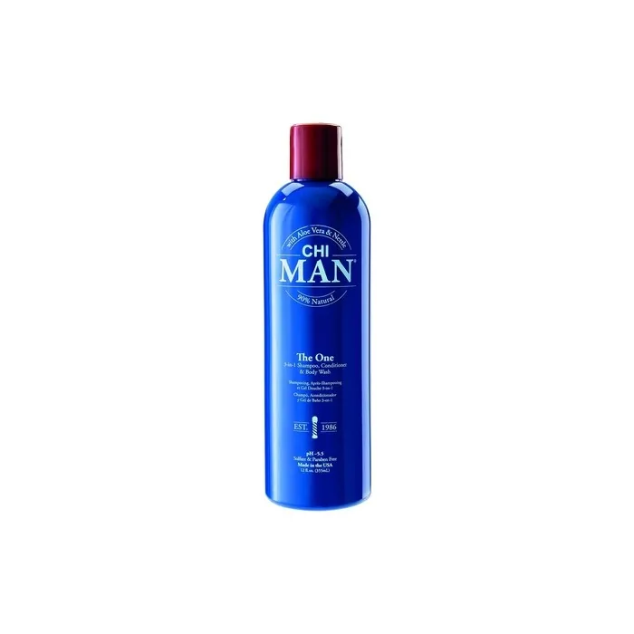 CHI Man The One 3-in-1 Shampoo Conditioner Body Wash 355ml