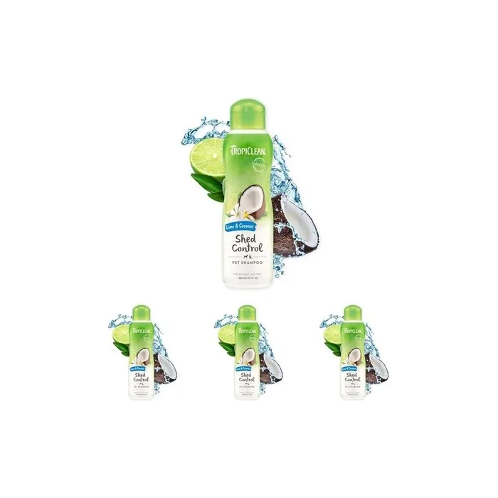 TropiClean Lime & Coconut Shed Control Shampoo 355ml