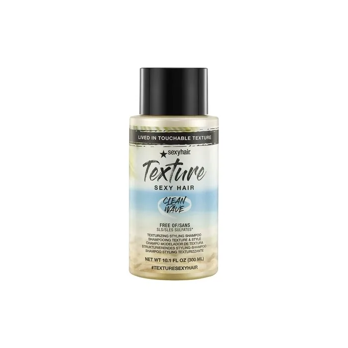 Texture Sexy Hair Clean Wave Texturizing Styling Shampoo 300ml 10.1oz