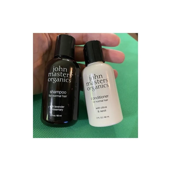 John Masters Normal Hair Shampoo & Conditioner Travel Size 2oz - New