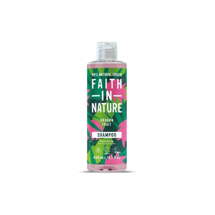 Faith In Nature Dragon Fruit Shampoo Revitalising Vegan Cruelty Free No SLS or Parabens for All Hair Types 400ml
