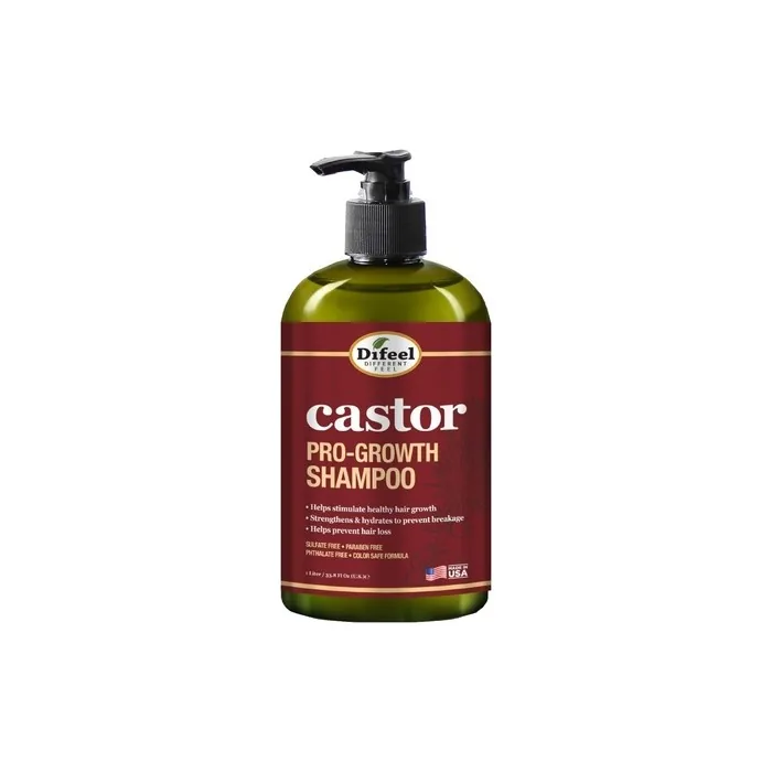 Difeel Castor Pro-Growth Shampoo 12 Oz