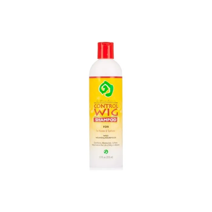 African Essence Control Wig Shampoo for Human and Synthetic Hair 12 Oz