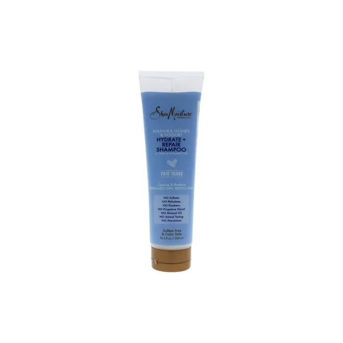 Shea Moisture Manuka Honey and Yogurt Hydrate Plus Repair Shampoo for Unisex 10.3 Ounce