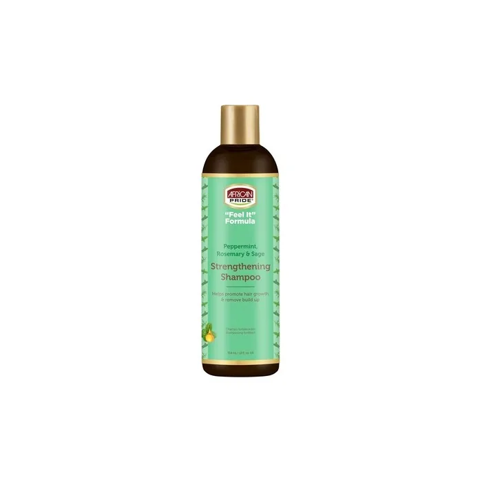 African Pride Feel It Formula Strengthening Shampoo 12 Fl Oz