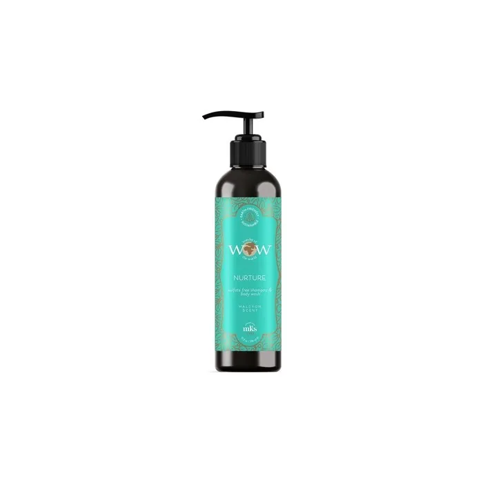 MKS eco WOW Nurture Sulfate-Free Shampoo & Body Wash Halcyon Scent Vegan Cruelty Free 10 Fl Oz