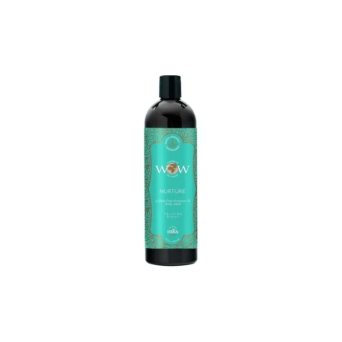 MKS eco WOW Nurture Sulfate-Free Shampoo & Body Wash Halcyon Scent Vegan Cruelty Free 25 Fl Oz