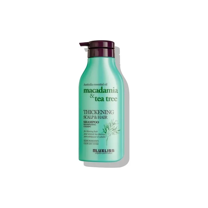Luxliss Macadamia Oil & Tea Tree Shampoo 500ml