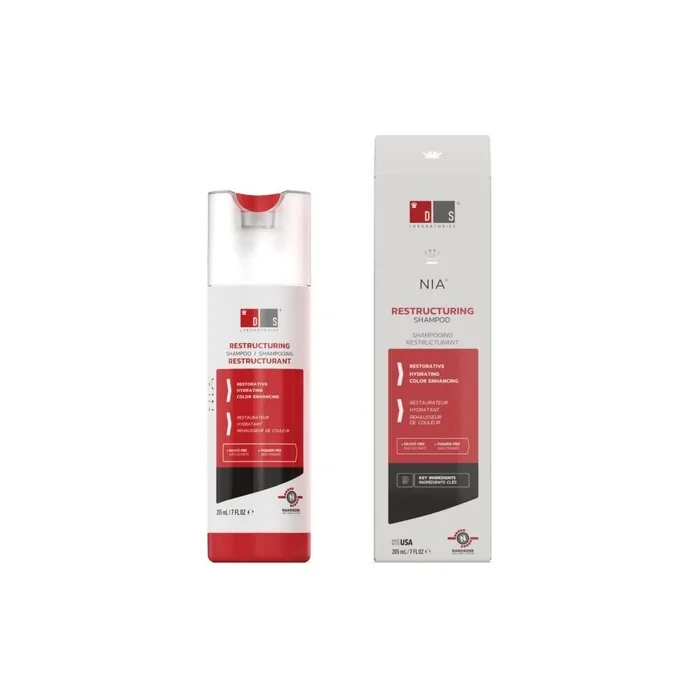Nia Shampoo That Restores Bad Hair, Dry and Shine Free 205ml