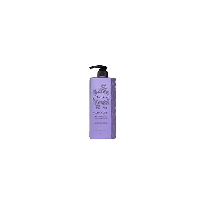 Saphira Glossy Blonde Shampoo for Natural, Bleached, and Color-Treated Blonde