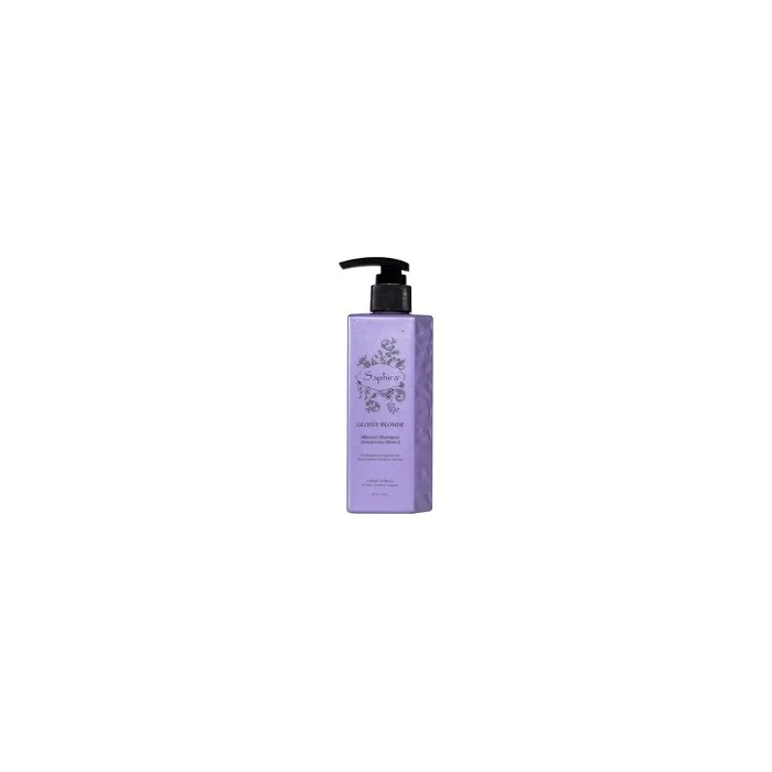 Saphira Glossy Blonde Shampoo for Natural, Bleached, and Color-Treated Blonde