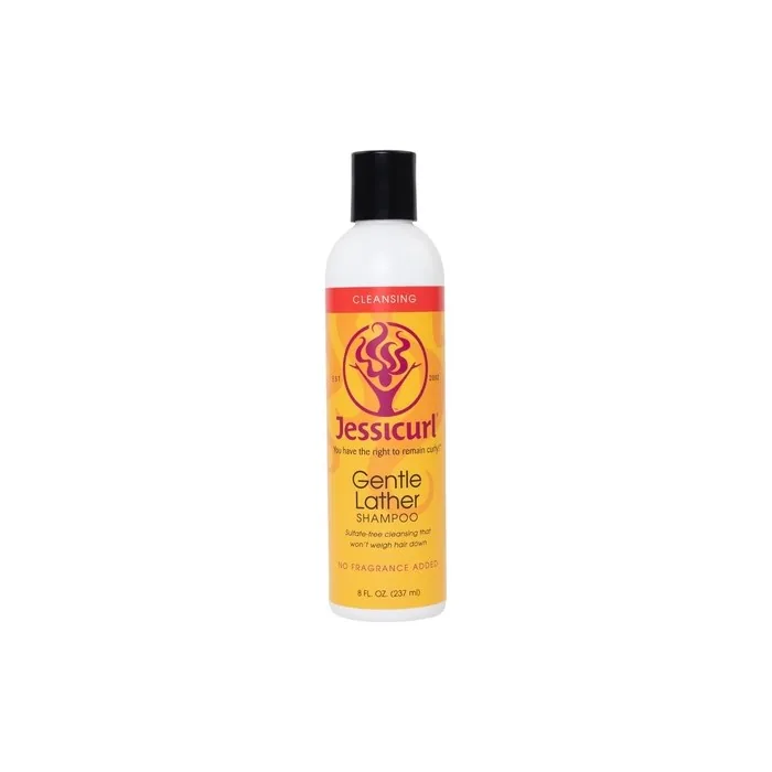 Jessicurl Gentle Lather Shampoo No Fragrance Added 8 Fl Oz Cleansing Curly
