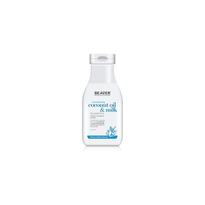 Beaver Moisturizing Coconut Oil & Milk Shampoo 350ml