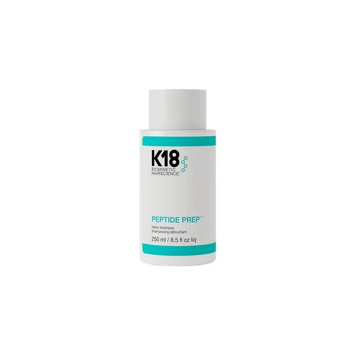 K18 Biomimetic Hairscience Peptide Prep Detox Hair Shampoo 250ml pH 3.8-4.2 Color Safe