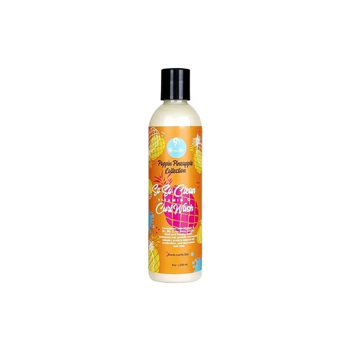 Curls Poppin Pineapple Collection So So Clean Vitamin C Curl Wash 236ml