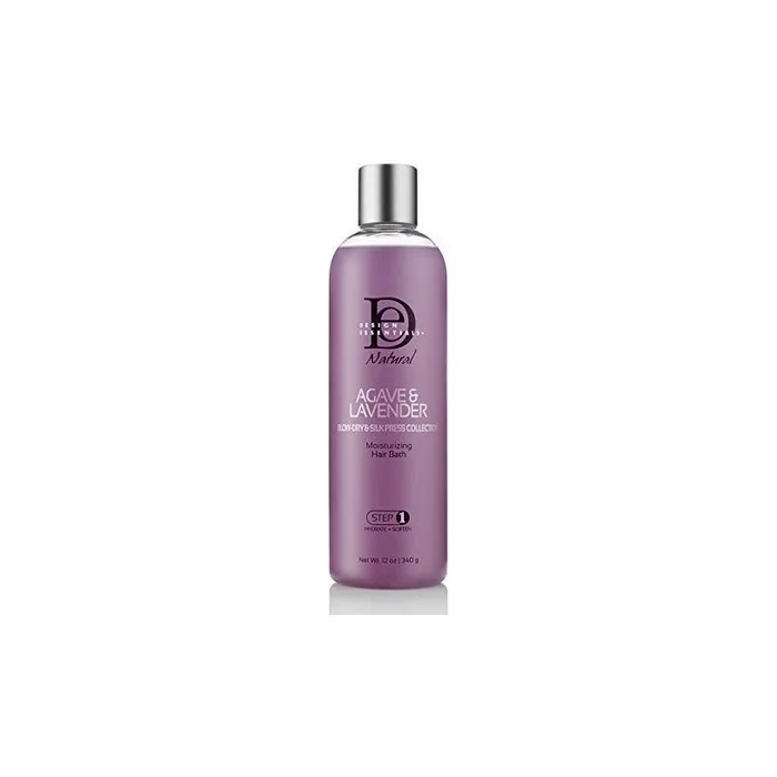Design Essentials Agave & Lavender Moisturizing Hair Bath Sulfate-Free Shampoo 12oz