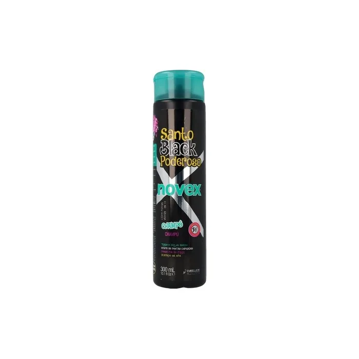 Novex Santo Black Poderoso Shampoo 300ml Mystic Black