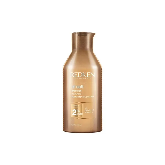 Redken All Soft Shampoo with Omega-6 and Argan Oil 500ml
