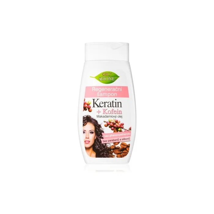 Bione Cosmetics Keratin Caffeine Regenerating Shampoo 260 Ml