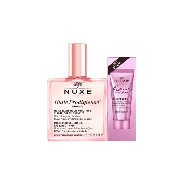 Nuxe Huile Prodigieuse Florale Dry Oil Mini Sublime Shine Shampoo 100 Ml