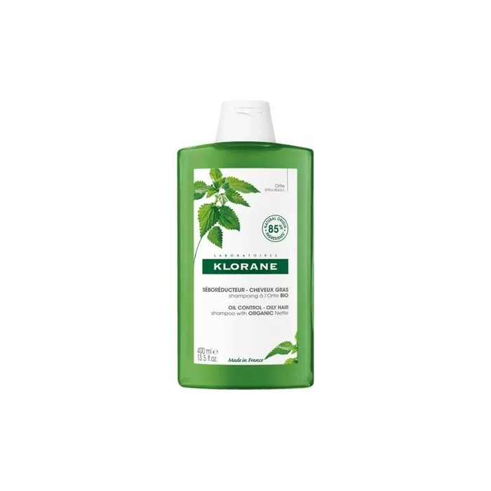 Klorane Oil Control Shampoo For Oily Hair With Organic Nettle 400ml
