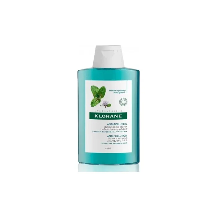 Klorane Aquatique Mint Detox Shampoo 400ml Detox Shampoo For Hair Exposed To Pollution
